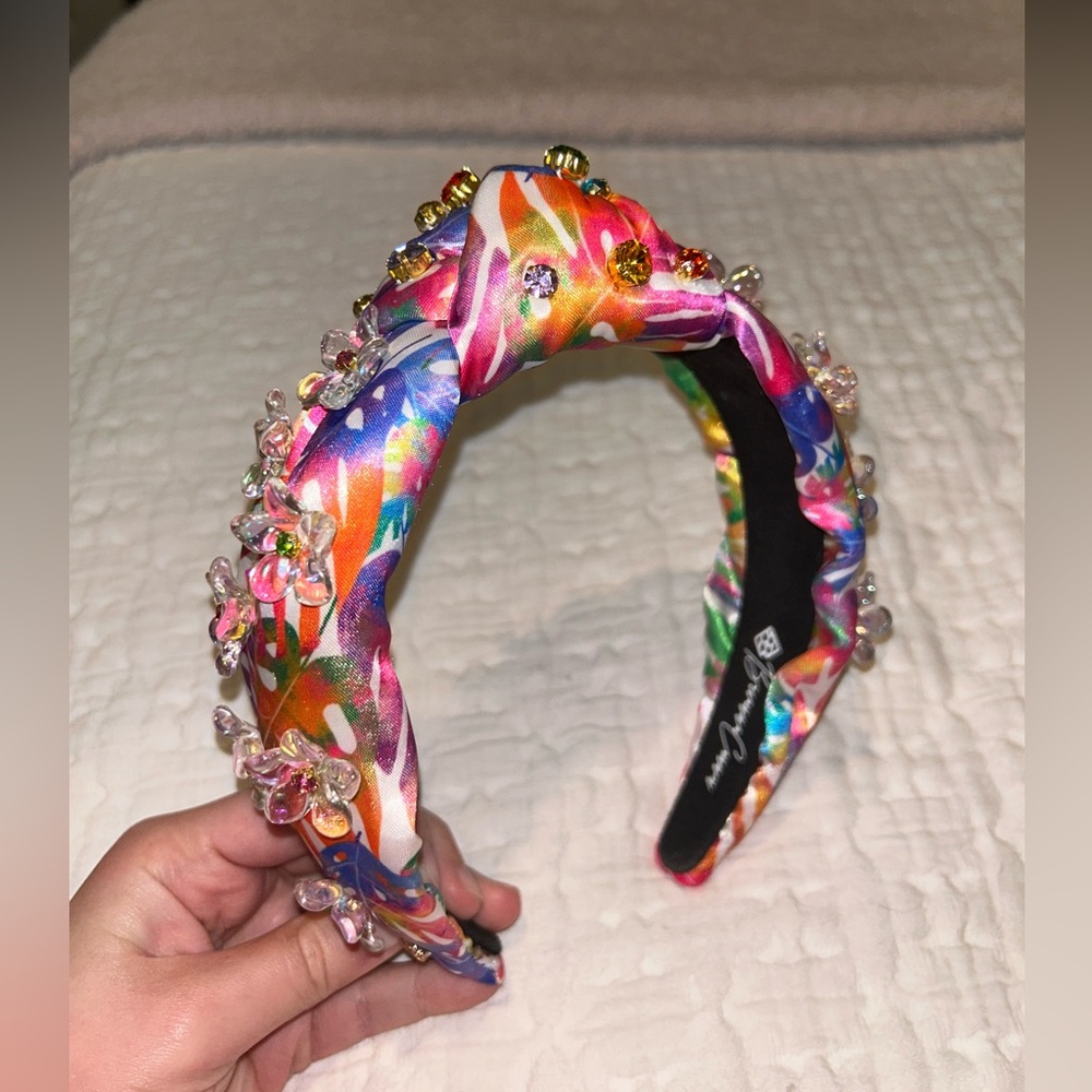 Brianna Cannon colorful flower headband